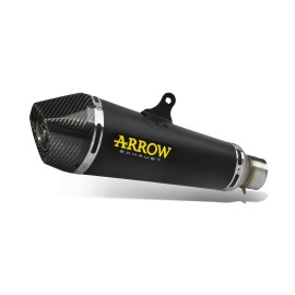 ESCAPE ARROW HONDA MSX 125 '21/22 HOMOLOGATED NICHROMDARK X-KONE SILENCER WITH WELDED LINK   PIPE AND CARBON ENDCAP