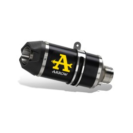 ESCAPE ARROW KTM DUKE 125/390 '21 HOMOLOGATED        ALUMINUM INDY RACE SILENCER WITH WELDED LINK PIPE