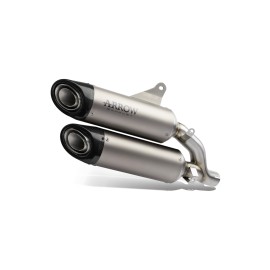 ESCAPE ARROW DUCATI MONSTER 937 '21/22 HOMOLOGATED   SUPERIOR+INFERIOR TITANIUM DARK PRO-RACESIL. WITH WELDED LINK PIPE