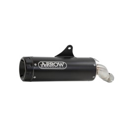 ESCAPE ARROW HONDA CMX 1100 REBEL '22 HOMOLOGATED    NICHROM DARK SILENCER WITH WELDED LINK  PIPE