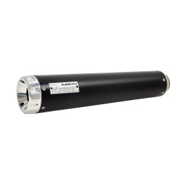 ESCAPE ARROW HONDA CL 500 '23 HOMOLOGATED NICHROM    DARK REBEL SILENCER WITH ALUMINUM DARK  ENDCAP