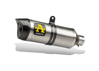 ESCAPE ARROW YAMAHA MT-09 '21 HOMOLOGATED ALUMINUM   THUNDER SILENCER LOW VERSION WITH CARBONENDCAP