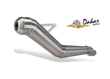 ESCAPE ARROW HONDA XL750 TRANSALP '23 HOMOLOGATED NICHROM DAKAR REPLICA EXHAUST FOR STOCK AND ARROW COLLECTORS