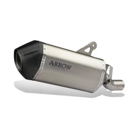 ESCAPE ARROW HONDA NT 1100'22 HOMOLOGATED TITANIUM SONORA SILENCER WITH CARBON ENDCAP AND WELDED LINK PIPE