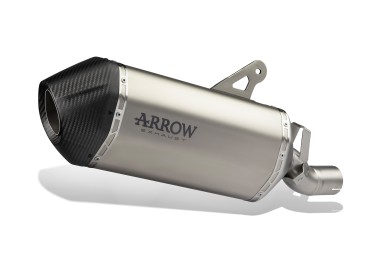 ESCAPE ARROW HONDA NT 1100'22 HOMOLOGATED TITANIUM SONORA SILENCER WITH CARBON ENDCAP AND WELDED LINK PIPE