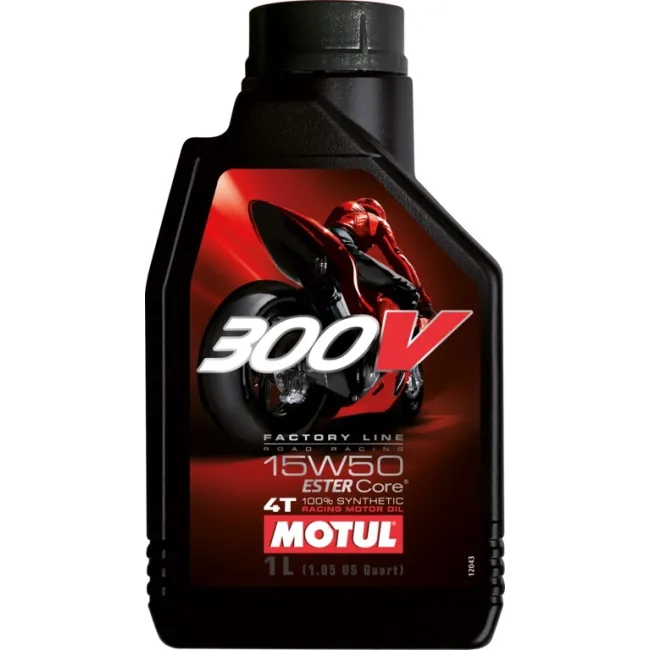 ACEITE MOTUL 300V FACTORY LINE ROAD RACING 15W50 1L -  | REBESA