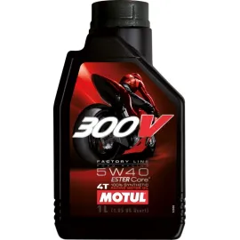 ACEITE MOTUL 300V FACTORY LINE ROAD RACING 5W40 1L -  | REBESA