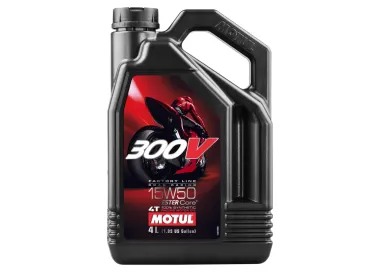 ACEITE MOTUL 300V FACTORY LINE ROAD RACING 15W50 4L -  | REBESA