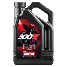 ACEITE MOTUL 300V FACTORY LINE ROAD RACING 5W40 4L -  | REBESA
