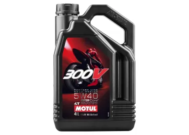 ACEITE MOTUL 300V FACTORY LINE ROAD RACING 5W40 4L -  | REBESA