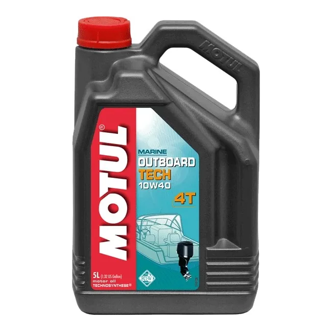 ACEITE MOTUL OUTBOARD TECH 4T 10W40 5L -  | REBESA