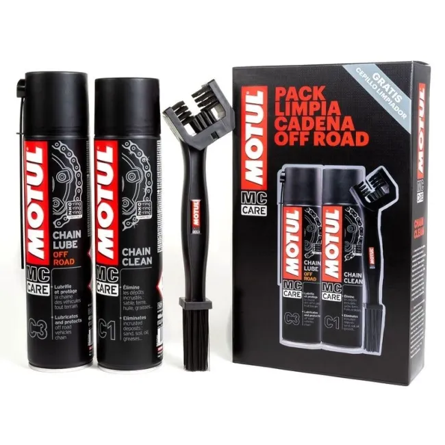 ACEITE PACK MOTUL LIMPIA CADENA OFF ROAD 0,400L -  | REBESA