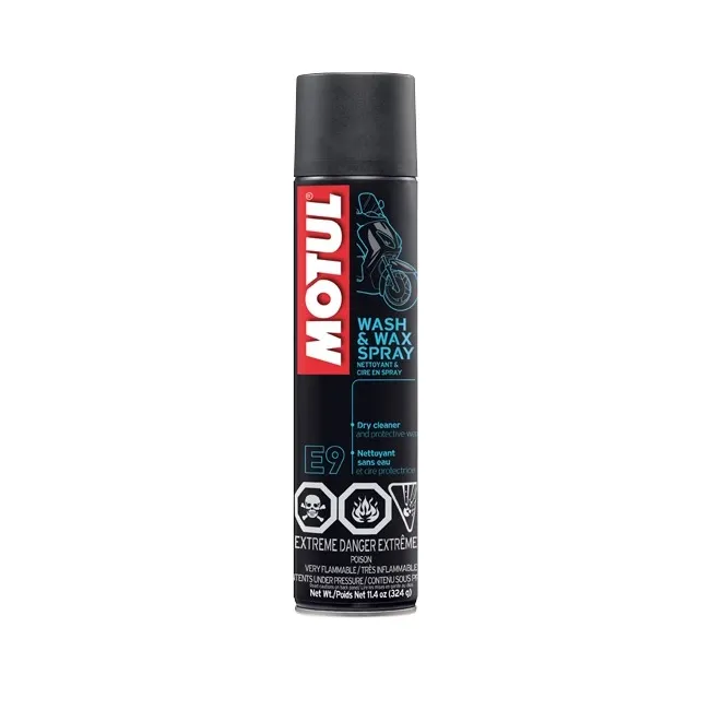 Oleo SPRAY MOTUL E9 WASH & WAX 0.400L -  | REBESA