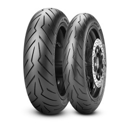 CUBIERTA PIRELLI 100/90 -10 56J TL   DIABLO ROSSO SCOOTER F/R