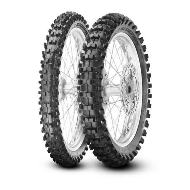 CUBIERTA PIRELLI 110/85 -19 NHS 61M  SCORPION MX32 MID SOFT R