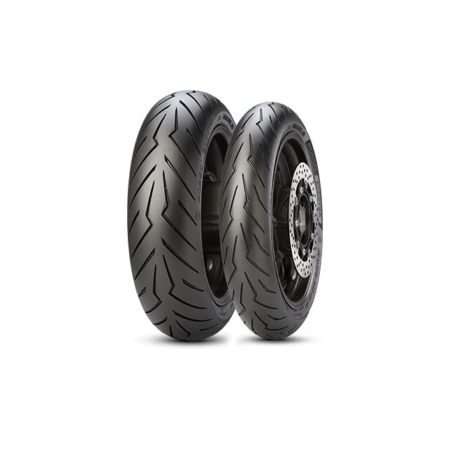 CUBIERTA PIRELLI 120/70 -12 58P TL Reinf  DIABLO ROSSO SCOOTER F/R