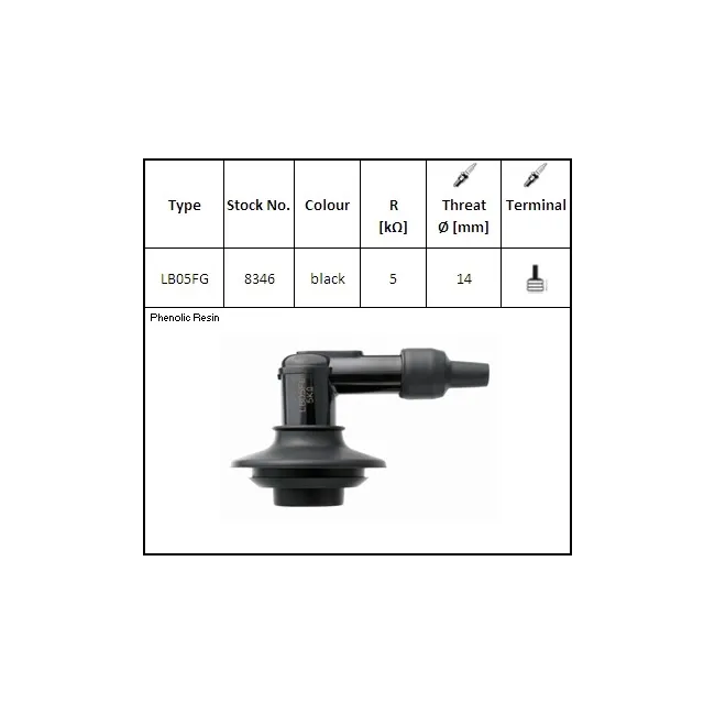 CACHIMBO DE VELA NGK LB05FG CACHIMBO DE VELA NGK LB05FG