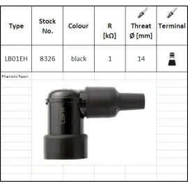 PIPA DE BUJIA NGK LB01EH