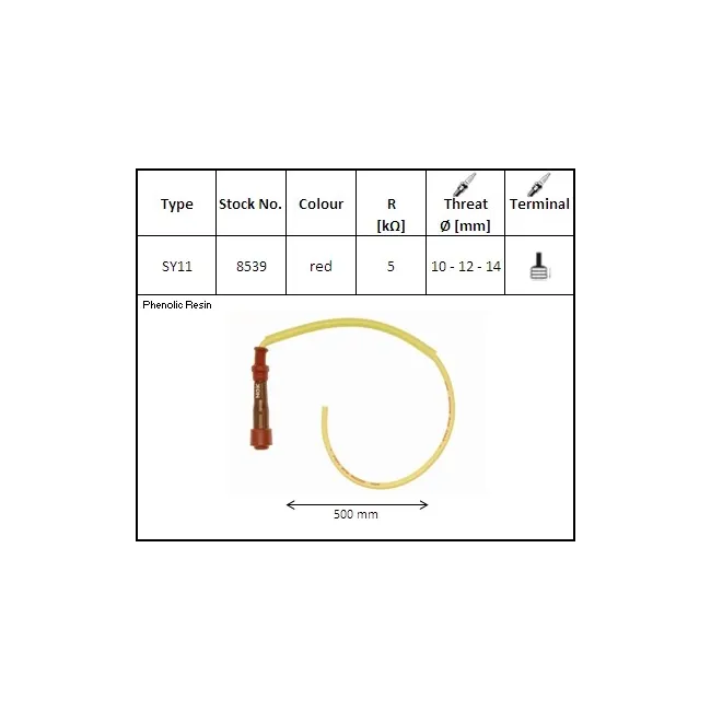 CACHIMBO DE VELA NGK SY11 CACHIMBO DE VELA NGK SY11