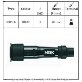 PIPA DE BUJIA SD05EG NGK