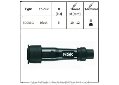 PIPA DE BUJIA SD05EG NGK