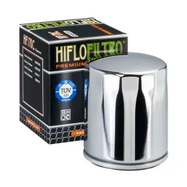 FILTRO ACEITE HIFLOFILTRO CROMADO HF170C Filtro calidad Original | Repuestos Originales en Rebesa