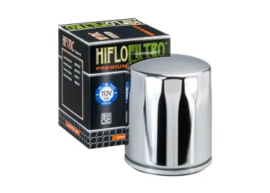 FILTRO ACEITE HIFLOFILTRO CROMADO HF170C Filtro calidad Original | Repuestos Originales en Rebesa