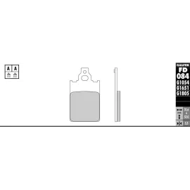 PASTILLAS GALFER FD068G1375 (JUEGO)