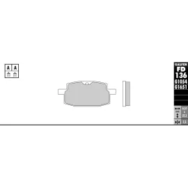 PASTILLAS GALFER FD068G1375 (JUEGO)