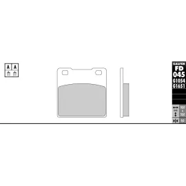 PASTILLAS GALFER FD068G1375 (JUEGO)