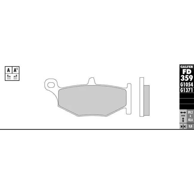 PASTILLAS GALFER FD068G1375 (JUEGO)