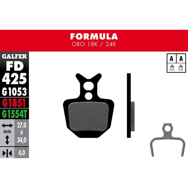 PASTILHAS GALFER BICI FD425G1554T PASTILHAS GALFER BICI FD425G1554T