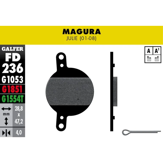 PASTILLAS GALFER FD068G1375 (JUEGO)