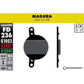 PASTILLAS GALFER FD068G1375 (JUEGO)