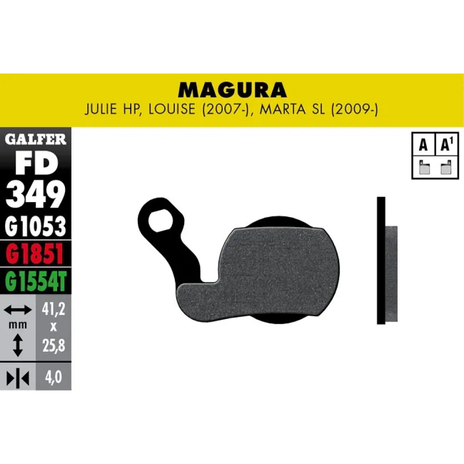 PASTILLAS GALFER FD068G1375 (JUEGO)