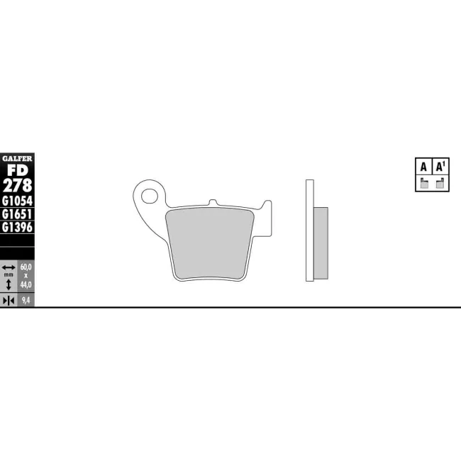 PASTILLAS GALFER FD068G1375 (JUEGO)