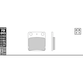 PASTILLAS GALFER FD068G1375 (JUEGO)