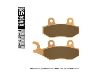 PASTILLAS GALFER FD068G1375 (JUEGO)