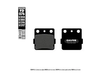 PASTILHAS GALFER FD076G1054 (JOGO)