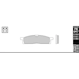 PASTILLAS GALFER FD068G1375 (JUEGO)