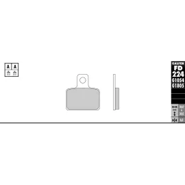 PASTILLAS GALFER FD068G1375 (JUEGO)