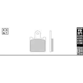 PASTILLAS GALFER FD068G1375 (JUEGO)
