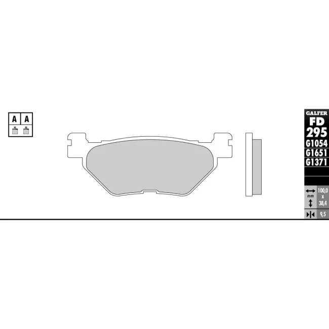 PASTILLAS GALFER FD068G1375 (JUEGO)