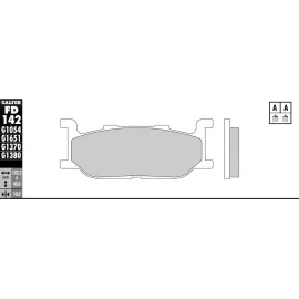 PASTILHAS FREIO GALFER FD142G1380 (JOGO)