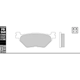 PASTILLAS GALFER FD068G1375 (JUEGO)