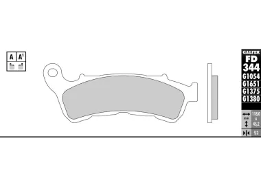 PASTILLAS GALFER FD068G1375 (JUEGO)