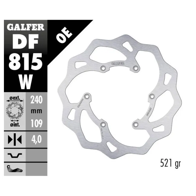 PASTILLAS GALFER FD068G1375 (JUEGO)