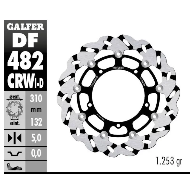 PASTILLAS GALFER FD068G1375 (JUEGO)