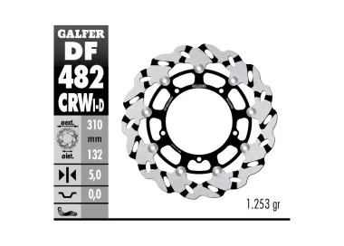 PASTILLAS GALFER FD068G1375 (JUEGO)