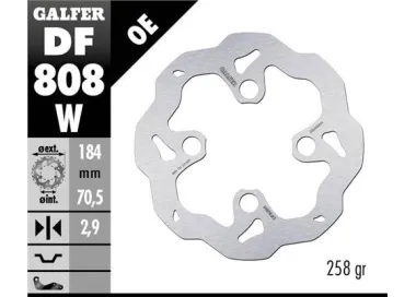DISCO DE FREIO GALFER WAVE GAS-GAS/SHERCO (JOGO)